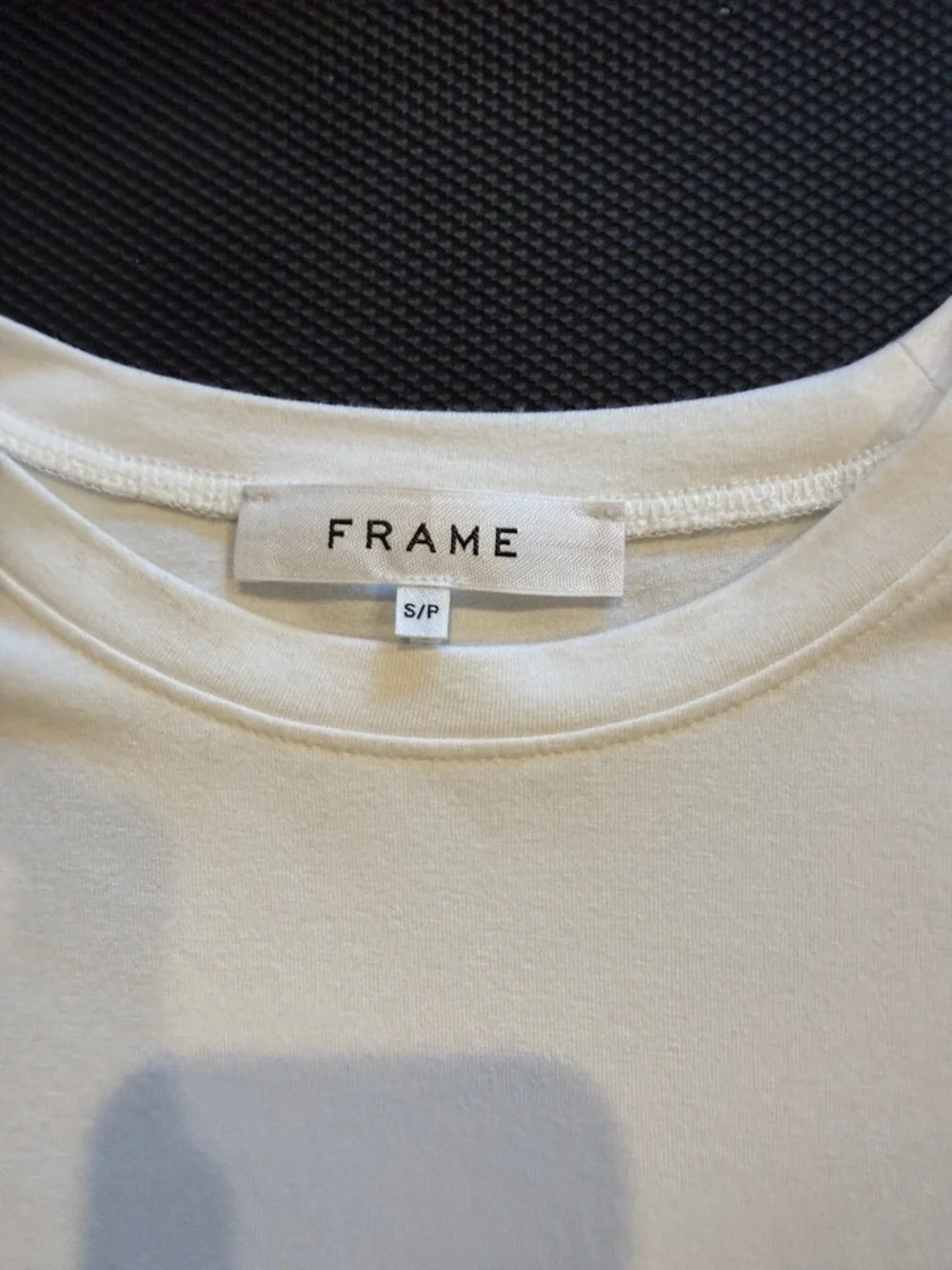 Frame Denim Kids White Puff-Sleeve Tee - Picture 2 of 3